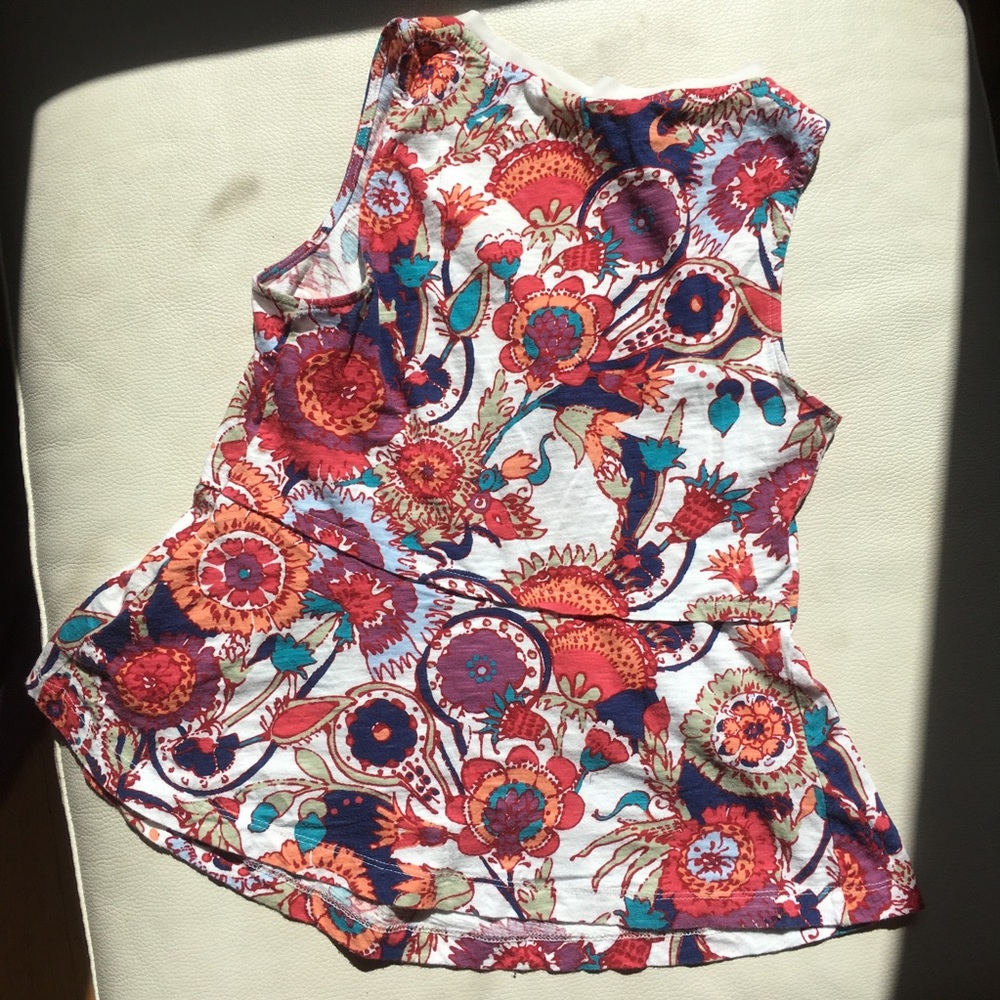 Anthropologie Deletta Babydoll Floral Top - Picture 5 of 5